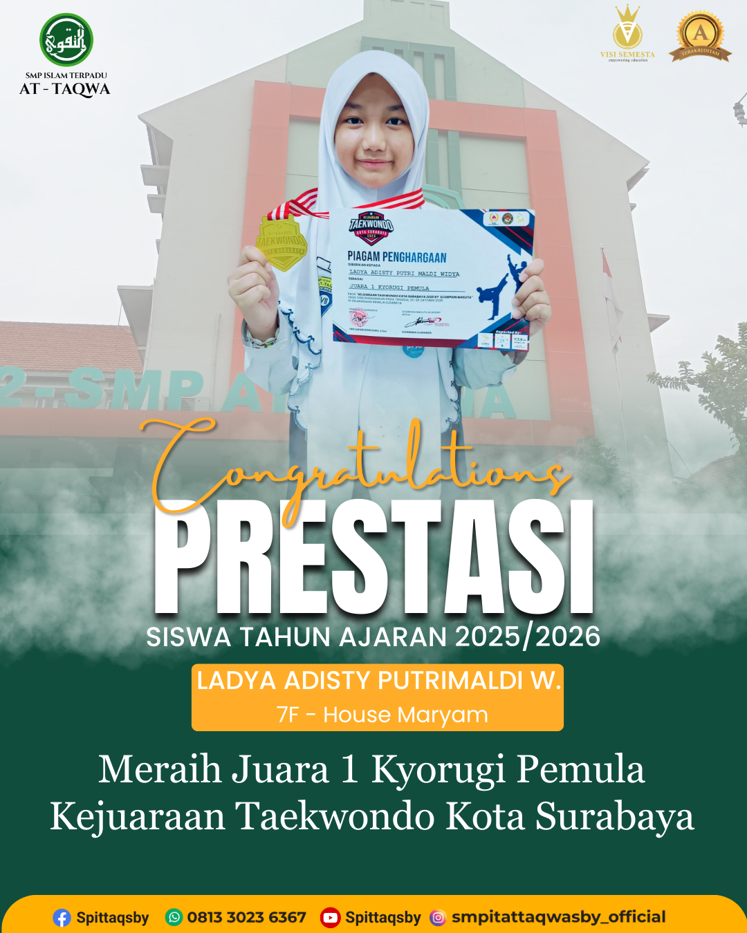 KEJUARAAN TAEKWONDO PIALA WALIKOTA